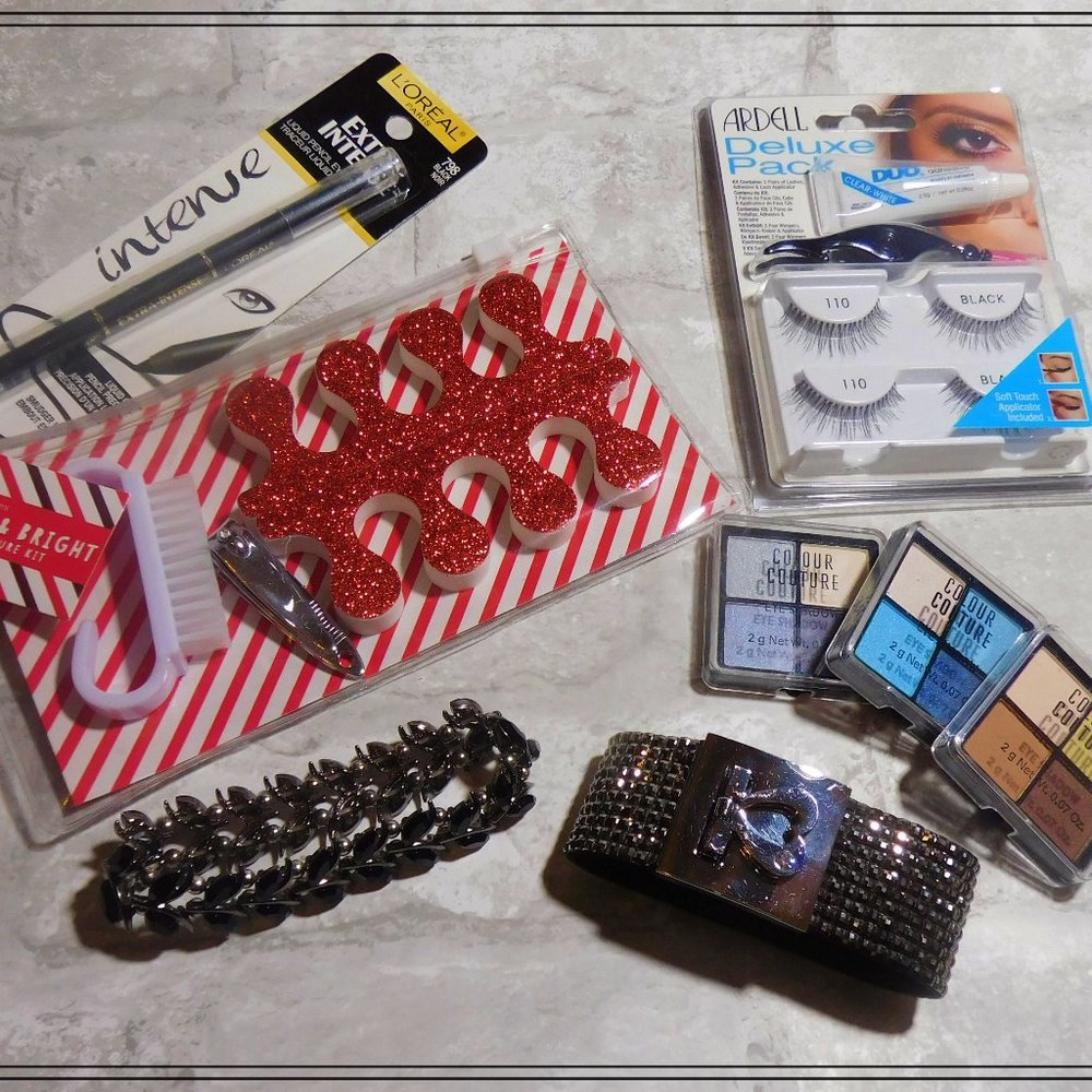 Make-Up, Lashes, Pedicure & Jewelry Lot - All New!